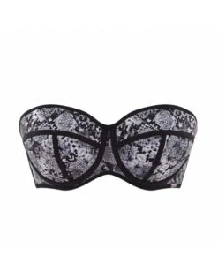 Panache Swim Jolee Bandeau Bikini Beha Grote Cupmaten - Snake Print - SW01203 -ondergoed winkel panache swim jolee bandeau bikini beha grote cupmaten snake print sw01203 4