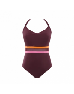 Panache Swim Kira Active Badpak Grote Cupmaten D - O / T. 65-85 - Mulberry - SW1385 -ondergoed winkel panache swim kira active badpak grote cupmaten d o t 65 85 mulberry sw1385 1