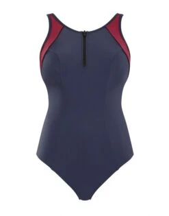 Panache Swim Limitless Balconnet Badpak Kleine En Grote Maten 65-85 Cup D Tot K - Navy/Orchid - SW1600 -ondergoed winkel panache swim limitless balconnet badpak kleine en grote maten 65 85 cup d tot k navyorchid sw1600 5