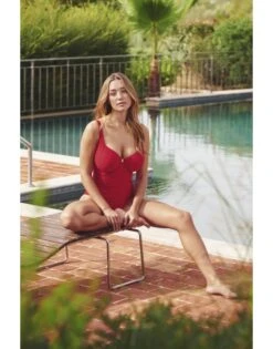 Panache Swim Marianna Balconnet Badpak Kleine En Grote Maten 65-90 Cup D Tot K - Crimson - SW1590 -ondergoed winkel panache swim marianna balconnet badpak kleine en grote maten 65 90 cup d tot k crimson sw1590 5