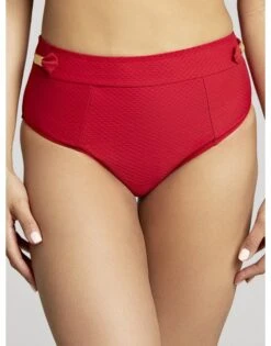 Panache Swim Marianna Hoge Bikini Slip Kleine - Grote Maten 34-46 - Crimson - 1595 -ondergoed winkel panache swim marianna hoge bikini slip kleine grote maten 34 46 crimson 1595 6