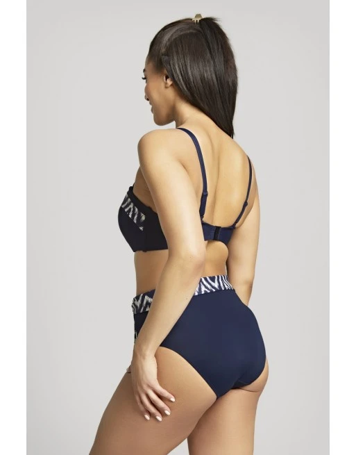 Panache Swim Oceana Midi Bikini Slip Kleine - Grote Maten T. EU34-46 - Navy - SW1547 7 Panache Swim Oceana Midi Bikini Slip Kleine - Grote Maten T. EU34-46 - Navy - SW1547 - Afbeelding 7
