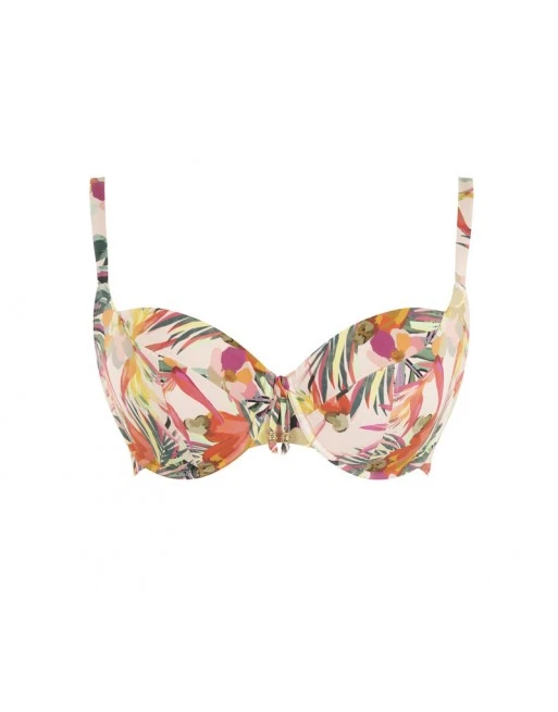 Panache Swim Paradise Balconnet Bikini Beha Grote Cupmaten D - J / T. 65-85 - Tropical Print - SW1632 2 Panache Swim Paradise Balconnet Bikini Beha Grote Cupmaten D - J / T. 65-85 - Tropical Print - SW1632 - Afbeelding 2