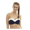 Panache Swim Portofino Bandeau Bikini Grote Cupmaten Navy/White - SW0953