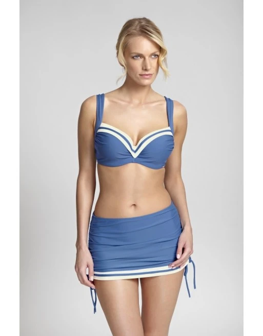 Panache Swim Portofino Voorgevormde Bikini Beha Grote Cupmaten D - I / T. 75-85 - Denim/Ivory - SW1212 6 Panache Swim Portofino Voorgevormde Bikini Beha Grote Cupmaten D - I / T. 75-85 - Denim/Ivory - SW1212 - Afbeelding 6