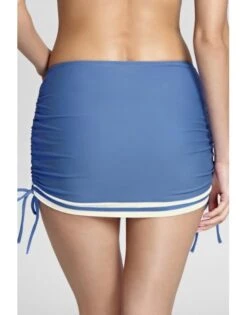 Panache Swim Portofino Zwemrokje - Denim/Ivory - SW1218 -ondergoed winkel panache swim portofino zwemrokje denimivory sw1218 4