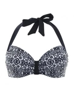 Panache Swim Sia Halter Bikini Beha Grote Cupmaten Navy/White - SW1034