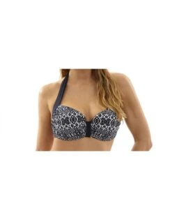 Panache Swim Sia Halter Bikini Beha Grote Cupmaten Navy/White - SW1034 -ondergoed winkel panache swim sia halter bikini beha grote cupmaten navywhite sw1034 4