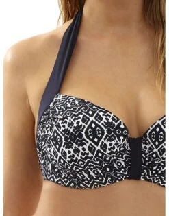 Panache Swim Sia Halter Bikini Beha Grote Cupmaten Navy/White - SW1034 -ondergoed winkel panache swim sia halter bikini beha grote cupmaten navywhite sw1034 5