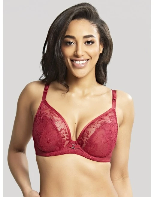 Panache Yasmin Plunge Beha Grote Cupmaten D - J / T. 60-85 - Ruby - 10646 2 Panache Yasmin Plunge Beha Grote Cupmaten D - J / T. 60-85 - Ruby - 10646 - Afbeelding 2