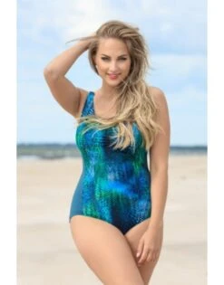 Plaisir African Delta Badpak + Beugel Grote Maten - Green - T0042 -ondergoed winkel plaisir african delta badpak beugel grote maten green t0042 2