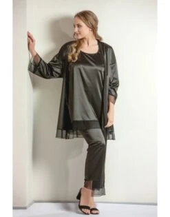 Plaisir Lounge Broek Grote Maten - Zwart - 2040 -ondergoed winkel plaisir lounge broek grote maten zwart 2040 2