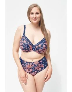 Plaisir Paisley Bikini Beha Grote Maten 90-105 Cup C-H - Blue Orange - T0025-19 -ondergoed winkel plaisir paisley bikini beha grote maten 90 105 cup c h blue orange t0025 19 2