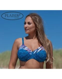 Plaisir Remix Bikini Beha Kleine - Grote Maten 90-100 Cup C - G -Blue - T0050 -ondergoed winkel plaisir remix bikini beha kleine grote maten 90 100 cup c g blue t0050 1