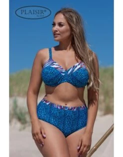 Plaisir Remix Bikini Beha Kleine - Grote Maten 90-100 Cup C - G -Blue - T0050 -ondergoed winkel plaisir remix bikini beha kleine grote maten 90 100 cup c g blue t0050 3