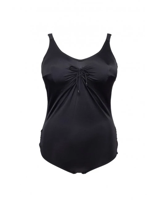 Plaisir Solid Color Badpak + Beugel Grote Maten 54/56 Cup C/D - Zwart - T008 3 Plaisir Solid Color Badpak + Beugel Grote Maten 54/56 Cup C/D - Zwart - T008 - Afbeelding 3