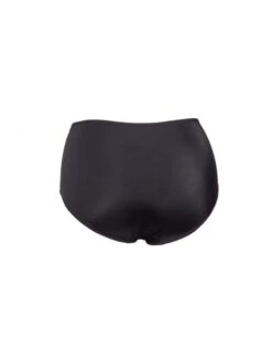 Plaisir Solid Color Bikini Slip Hoge Taille Kleine - Grote Maten 42-56 - Zwart - T0006 -ondergoed winkel plaisir solid color bikini slip hoge taille kleine grote maten 42 56 zwart t0006 7