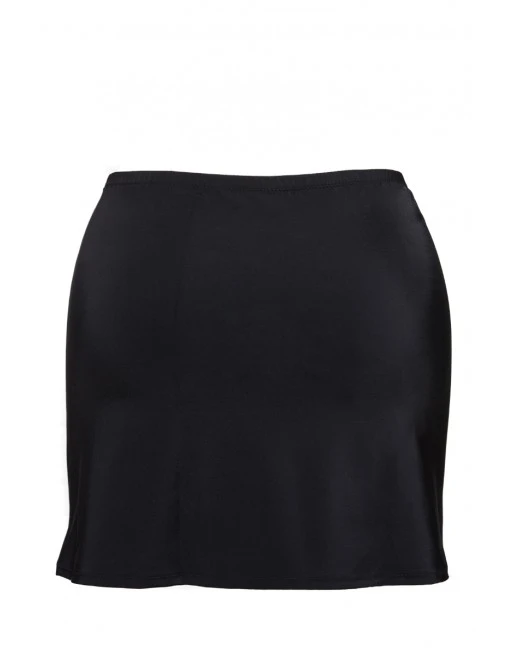 Plaisir Solid Color Strand Rokje Kleine - Grote Maten 42-56 - Zwart - T0038 5 Plaisir Solid Color Strand Rokje Kleine - Grote Maten 42-56 - Zwart - T0038 - Afbeelding 5