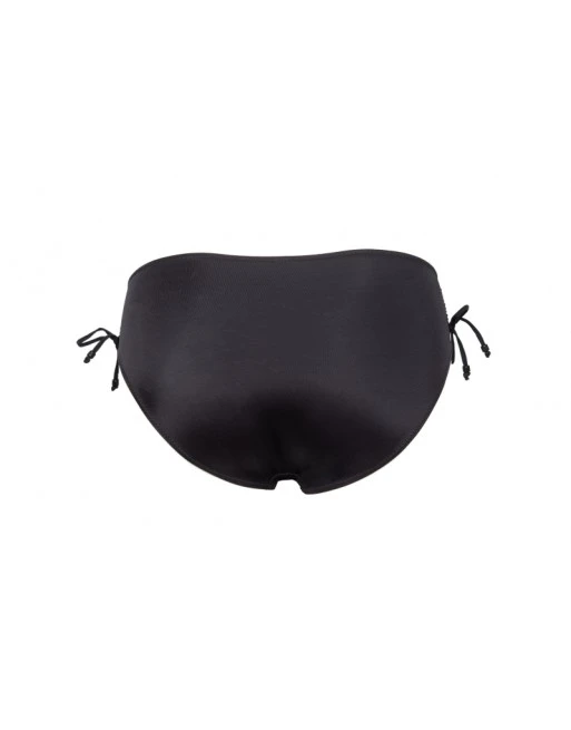 Plaisir Solid Color Tai Bikini Slip Kleine - Grote Maten 40-54 - Zwart - T0020 7 Plaisir Solid Color Tai Bikini Slip Kleine - Grote Maten 40-54 - Zwart - T0020 - Afbeelding 7