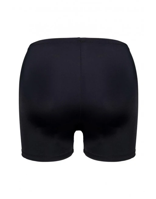 Plaisir Solid Color Zwemshort Dames Korte Benen Kleine - Grote Maten 40-50 - Zwart - T0055-1 2 Plaisir Solid Color Zwemshort Dames Korte Benen Kleine - Grote Maten 40-50 - Zwart - T0055-1 - Afbeelding 2