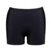 Plaisir Solid Color Zwemshort Dames Korte Benen Kleine - Grote Maten 40-50 - Zwart - T0055-1