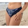Plaisir Vintage Garden Bikini Slip - Navy Blue - T0002