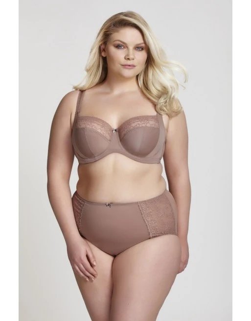 Sculptresse Chi Chi Balconnet BH Grote Cupmaten D - HH / T. 75-105 - Cappuccino - 7695 7 Sculptresse Chi Chi Balconnet BH Grote Cupmaten D - HH / T. 75-105 - Cappuccino - 7695 - Afbeelding 7