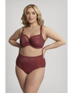 Sculptresse Chi Chi Balconnet BH Grote Cupmaten D - HH / T. 75-105 - Red Animal - 7695 -ondergoed winkel sculptresse chi chi balconnet bh grote cupmaten d hh t 75 105 red animal 7695 6