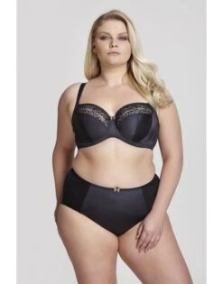 Sculptresse Chi Chi Balconnet BH Grote Cupmaten D - HH / T. 75-105 - Zwart - 7695 -ondergoed winkel sculptresse chi chi balconnet bh grote cupmaten d hh t 75 105 zwart 7695 5