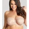 Sculptresse Dana Strapless Bandeau BH Grote Cupmaten D - J / T. 75-105 - Linen - 9670