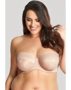 Sculptresse Dana Strapless Bandeau BH Grote Cupmaten D - J / T. 75-105 - Linen - 9670