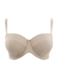 Sculptresse Dana Strapless Bandeau BH Grote Cupmaten D - J / T. 75-105 - Linen - 9670 -ondergoed winkel sculptresse dana strapless bandeau bh grote cupmaten d j t 75 105 linen 9670 7