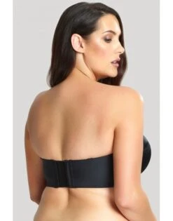 Sculptresse Dana Strapless Bandeau BH Grote Cupmaten D - J / T. 75-105 - Zwart - 9670 -ondergoed winkel sculptresse dana strapless bandeau bh grote cupmaten d j t 75 105 zwart 9670 1