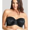 Sculptresse Dana Strapless Bandeau BH Grote Cupmaten D - J / T. 75-105 - Zwart - 9670
