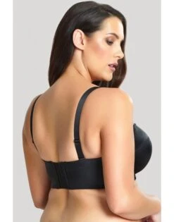 Sculptresse Dana Strapless Bandeau BH Grote Cupmaten D - J / T. 75-105 - Zwart - 9670 -ondergoed winkel sculptresse dana strapless bandeau bh grote cupmaten d j t 75 105 zwart 9670 3