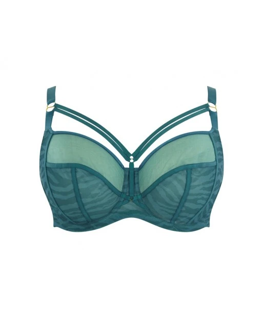 Sculptresse Dionne BH Grote Cupmaat DD Tot K / T. 80-105 - Teal Animal - 9695 5 Sculptresse Dionne BH Grote Cupmaat DD Tot K / T. 80-105 - Teal Animal - 9695 - Afbeelding 5