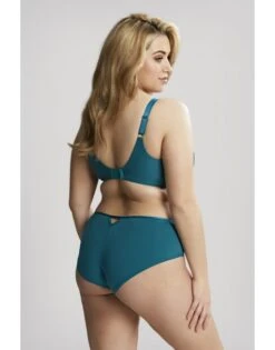 Sculptresse Dionne Midi Slip Kleine - Grote Maten 40-50 - Teal Animal - 9692 -ondergoed winkel sculptresse dionne midi slip kleine grote maten 40 50 teal animal 9692 6