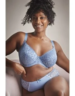 Sculptresse Estel Plunge Beha Grote Cupmaten D - J / T. 75-105 - Dusk Blue - 9686 -ondergoed winkel sculptresse estel plunge beha grote cupmaten d j t 75 105 dusk blue 9686 3