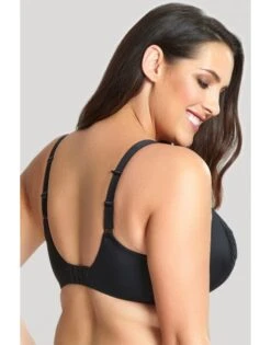 Sculptresse Roxie Plunge BH Grote Cupmaten D Tot J / T. 75-105 - Zwart - 9586 -ondergoed winkel sculptresse roxie plunge bh grote cupmaten d tot j t 75 105 zwart 9586 3