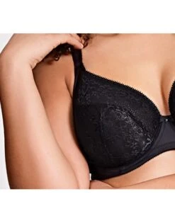 Sculptresse Roxie Plunge BH Grote Cupmaten D Tot J / T. 75-105 - Zwart - 9586 -ondergoed winkel sculptresse roxie plunge bh grote cupmaten d tot j t 75 105 zwart 9586 7