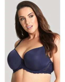 Sculptresse Sasha Voorgevormde BH Grote Cupmaten - Ink - 9506 -ondergoed winkel sculptresse sasha voorgevormde bh grote cupmaten ink 9506 2