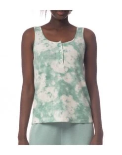 Señoretta Homewear Top Met Print Zonder Mouwen 221319 - Turquoise - M - XXL -ondergoed winkel senoretta homewear top met print zonder mouwen 221319 turquoise m xxl 3