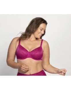 Ulla Dessous Alice Hele Cup BH Kleine En Grote Maten 70-110 Cup B Tot G - Fuchsia - 3823 -ondergoed winkel ulla dessous alice hele cup bh kleine en grote maten 70 110 cup b tot g fuchsia 3823 2