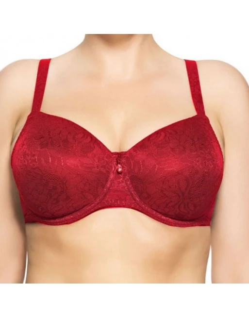 Ulla Dessous Alice Hele Cup BH Kleine En Grote Maten 70-110 Cup H Tot I - Rood - 3826 6 Ulla Dessous Alice Hele Cup BH Kleine En Grote Maten 70-110 Cup H Tot I - Rood - 3826 - Afbeelding 6