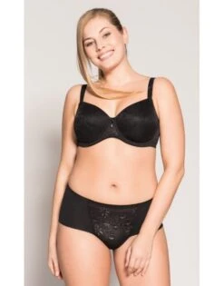 Ulla Dessous Alice Hele Cup BH Kleine En Grote Maten 70-90 Cup K - L - Zwart - 3826 -ondergoed winkel ulla dessous alice hele cup bh kleine en grote maten 70 90 cup k l zwart 3826 5