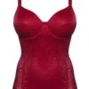 Ulla Dessous Alice Shapewear Top Grote Cupmaten - Rood - 3893
