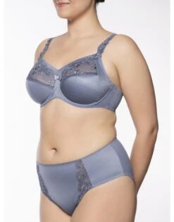 Ulla Dessous Beha Grote Maten - Grote Cupmaten M - L - Taubenblau - 3625 -ondergoed winkel ulla dessous beha grote maten grote cupmaten m l taubenblau 3625 5