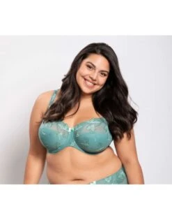 Ulla Dessous Carla Hele Cup BH Kleine En Grote Maten 70-100 Cup H Tot L - Jade - 2125