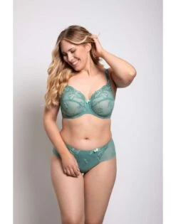 Ulla Dessous Carla String Kleine - Grote Maten 36-54 - Jade - 2137
