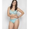 Ulla Dessous Carla String Kleine - Grote Maten 36-54 - Mint- 2137